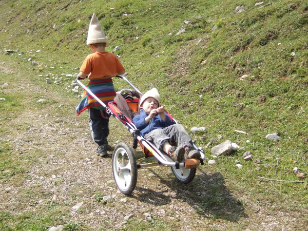 kinderleicht in den Alpen zu Fu� unterwegs- Bildersammlung Fernengel