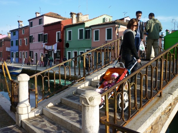 strand und auch Venedigs br�cken mit dem trekking stoller